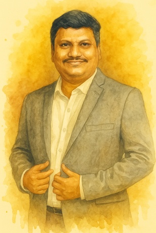 Portrait of D.A. Raju